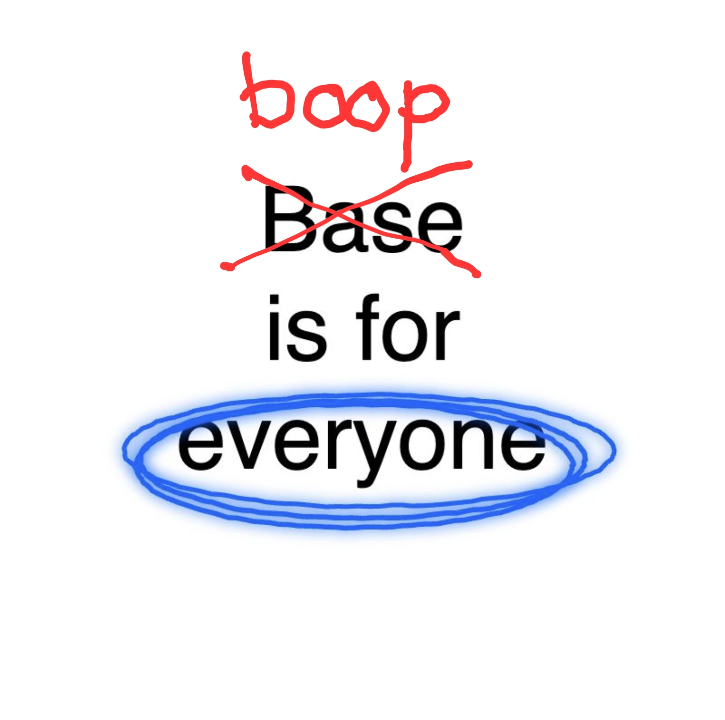 Boop is for everyone logo