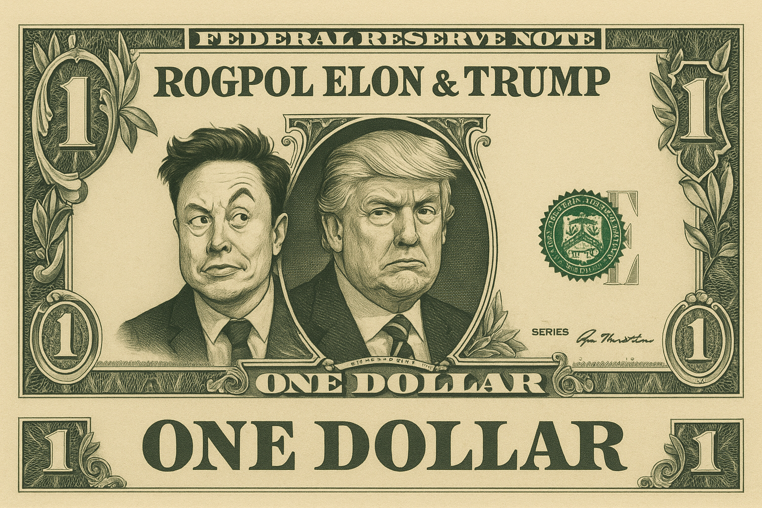 ROGPOL WITH ELON TRUMP logo