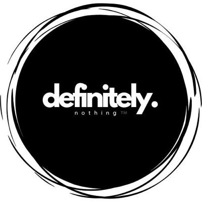 definitely nothing logo