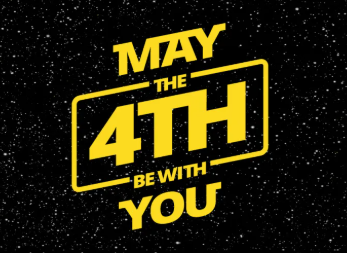 MAY the 4TH be with you logo