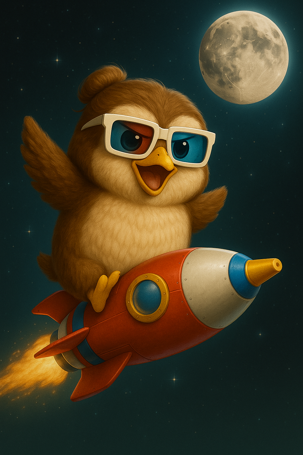 to the moon logo