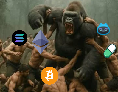 100 Degens vs 1 Gorilla logo
