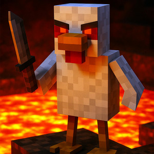 Lava chicken logo