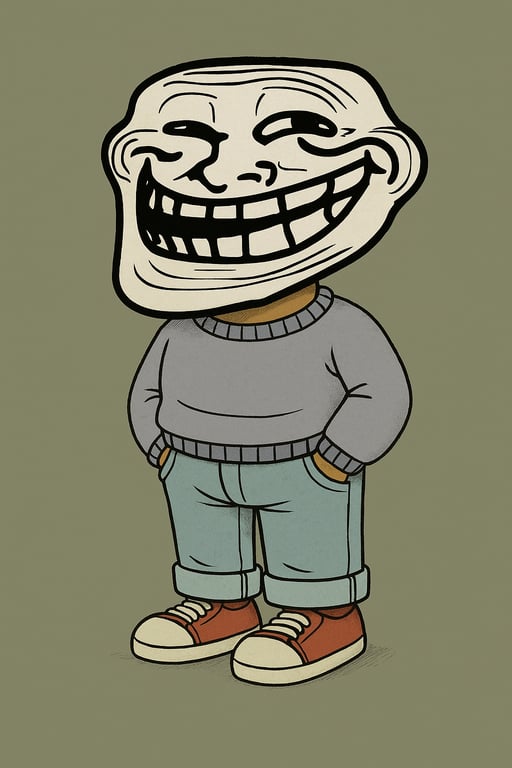 Chill troll logo