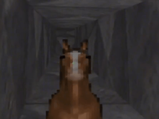 horse in an air vent logo