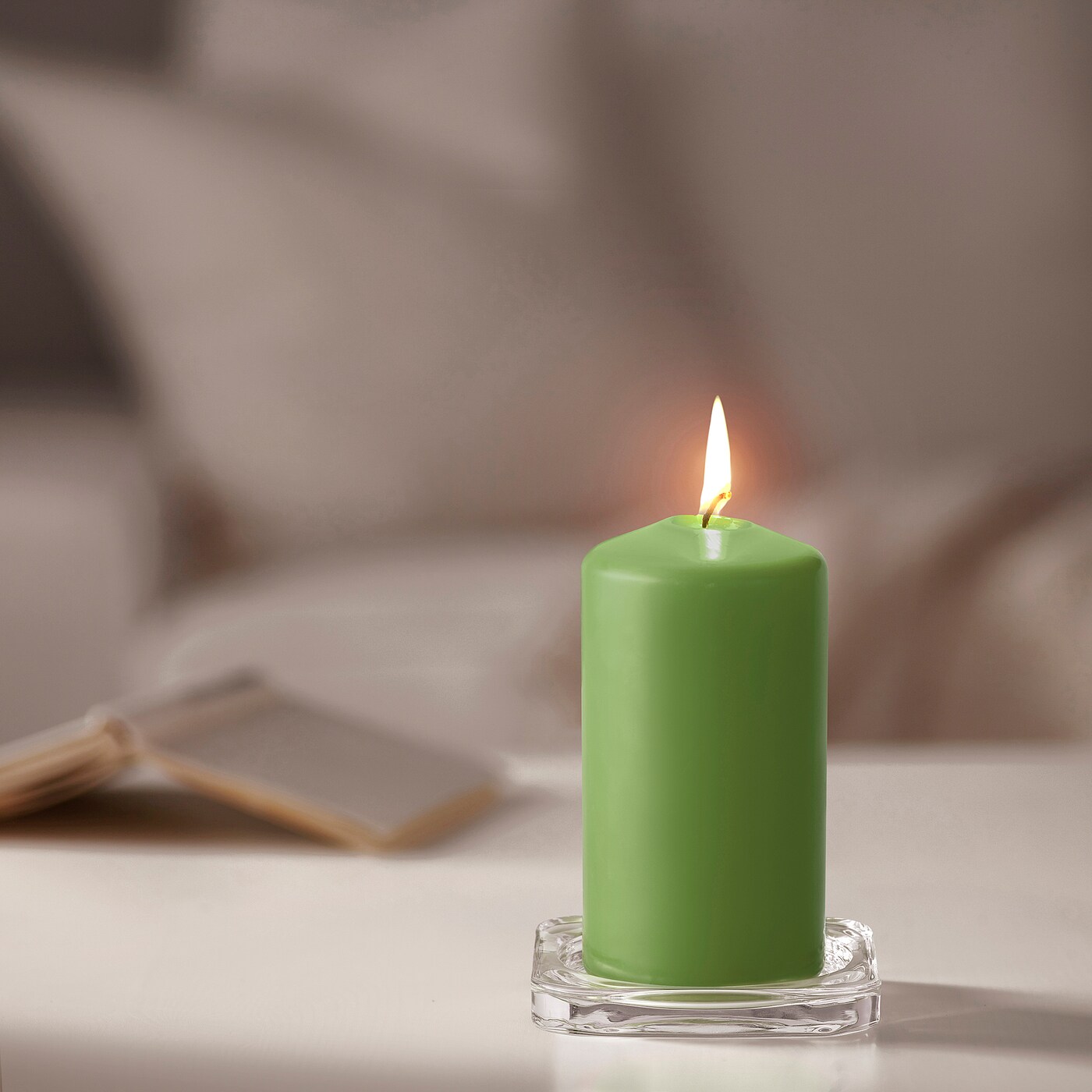 green candle logo