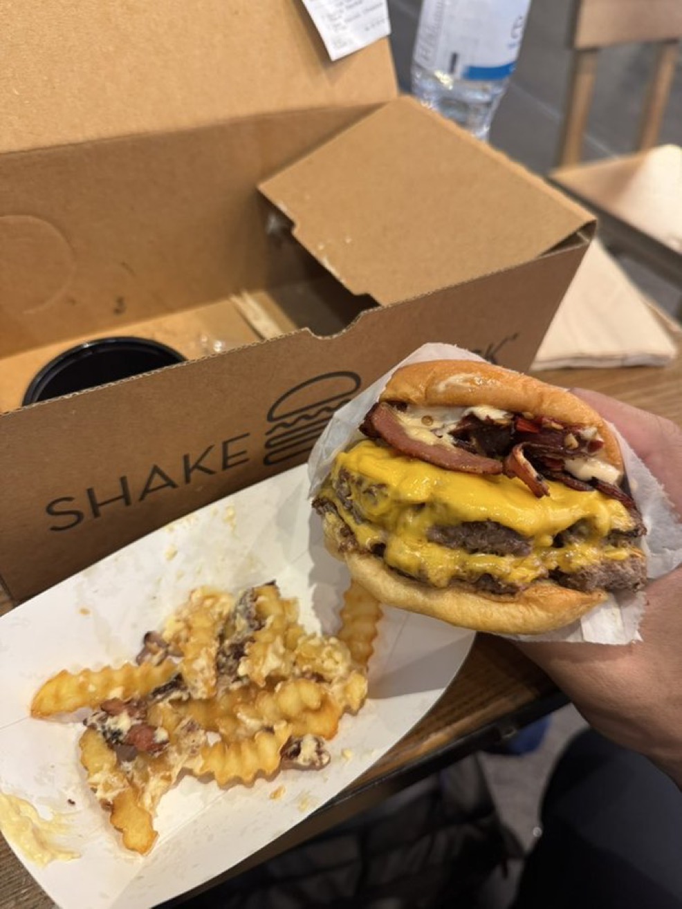 SHAKE SHACK IS BETTER logo